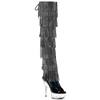 Pleaser - DELIGHT3017HGRSF Bottes cuissardes à plateforme - Noir Product image